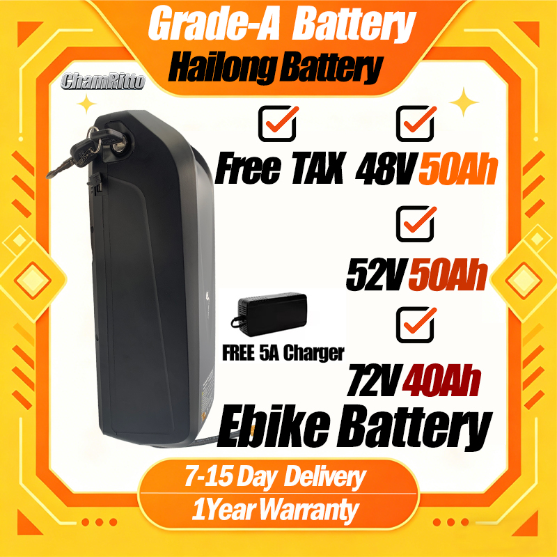 60V 30Ah Electric Scooter Battery - 48V 50AH 52V 36V 30AH Ebike