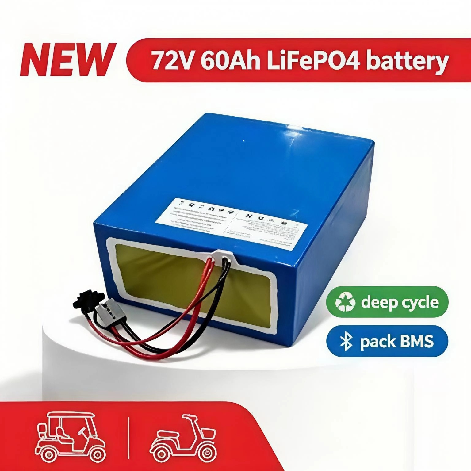 72V 60Ah Lifepo4 Battery Pack - lithium 72V 60Ah lifepo4 battery pack