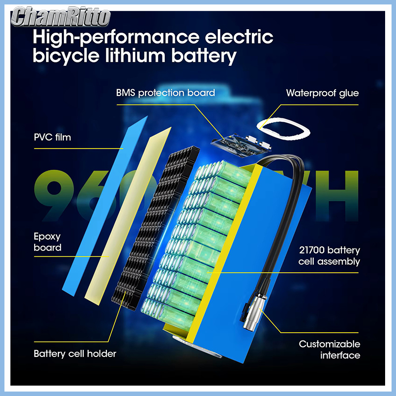 48V 52V Electric Bicycle chamr - огляд і ціна 60V 30Ah Electric Scooter Battery