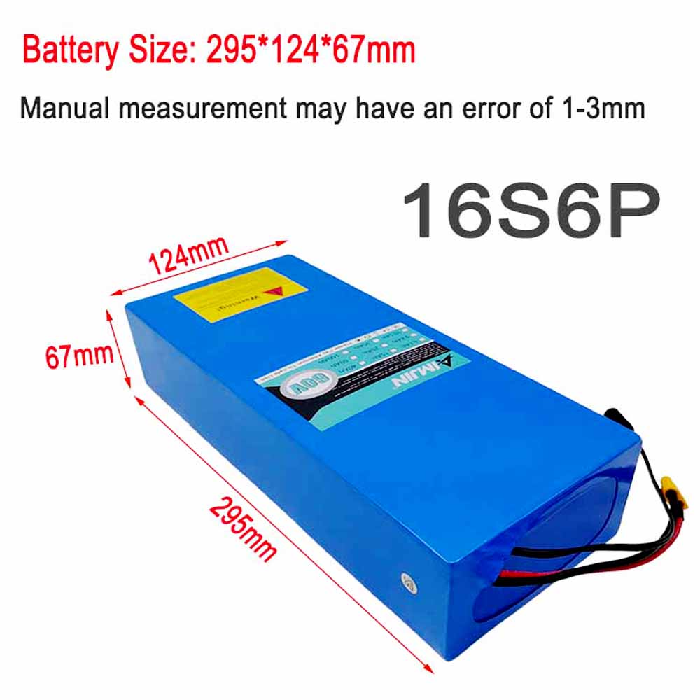 Built-in BMS 18650 16S6P 60V 3 - огляд і ціна 60V 30Ah Electric Scooter Battery