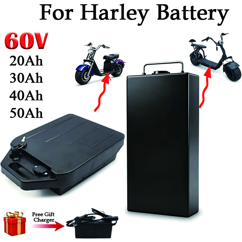 For Harley Battery 60V 20Ah 30 - огляд і ціна 60V 30Ah Electric Scooter Battery
