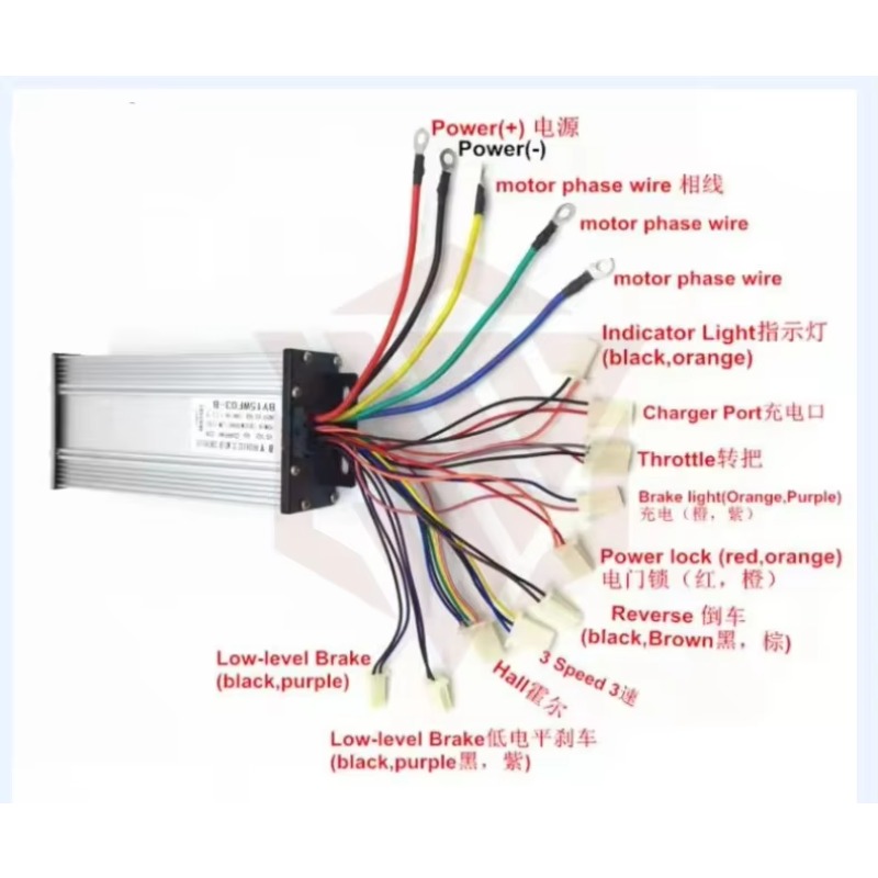 3000W  60V/72V High Power Elec - огляд і ціна Electric Motorcycle Conversion Kit 72V