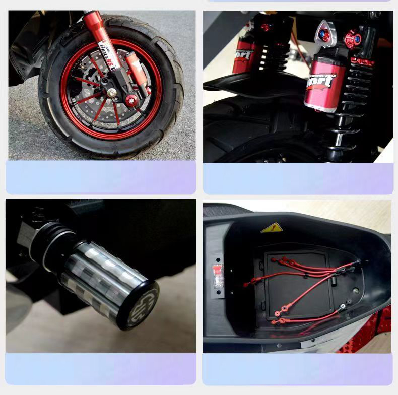 Tc New Electric Motorcycle Whe - огляд і ціна 72V 5000W Electric Motorcycle