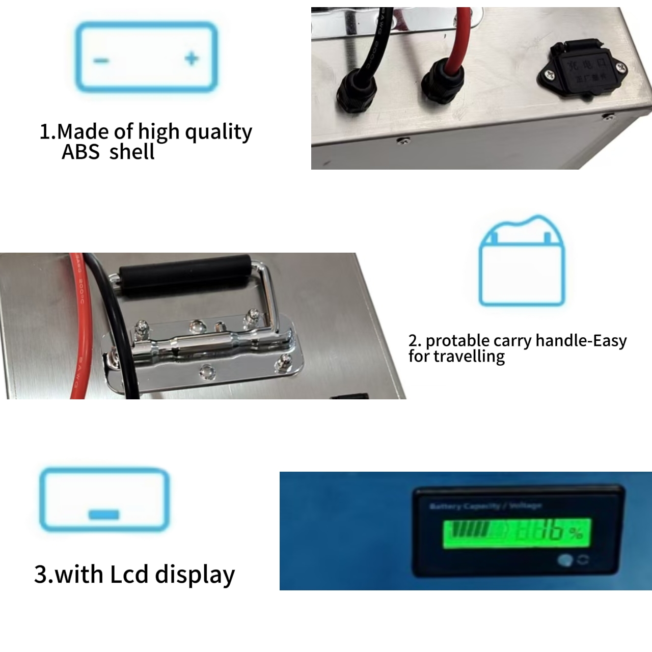72V 60Ah 60A Lithium Lifepo4 R - огляд і ціна 72V 60Ah Lifepo4 Battery Pack
