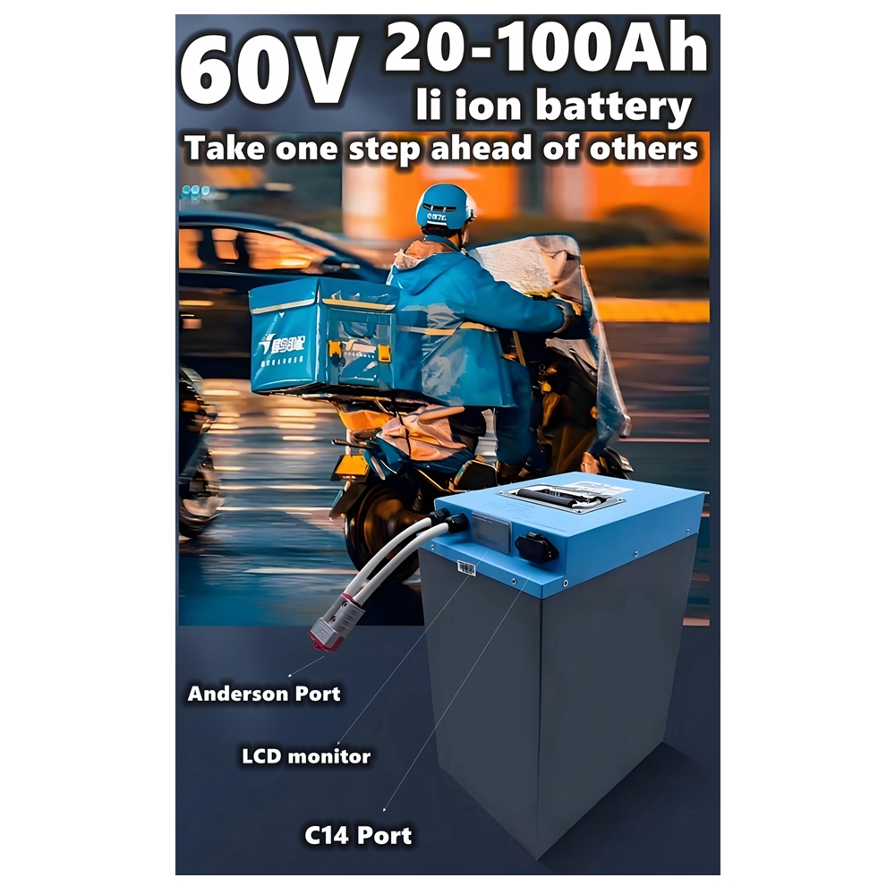HS 60V Scooter li ion battery  - огляд і ціна 60V 30Ah Electric Scooter Battery
