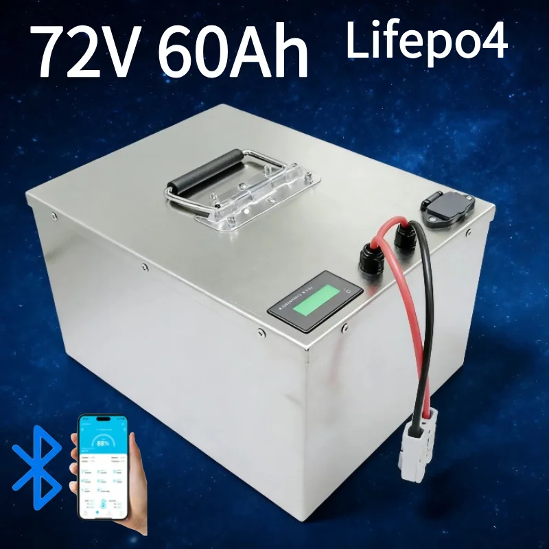 72V LiFePO4 Battery 60Ah Bluet - огляд і ціна 72V 60Ah Lifepo4 Battery Pack