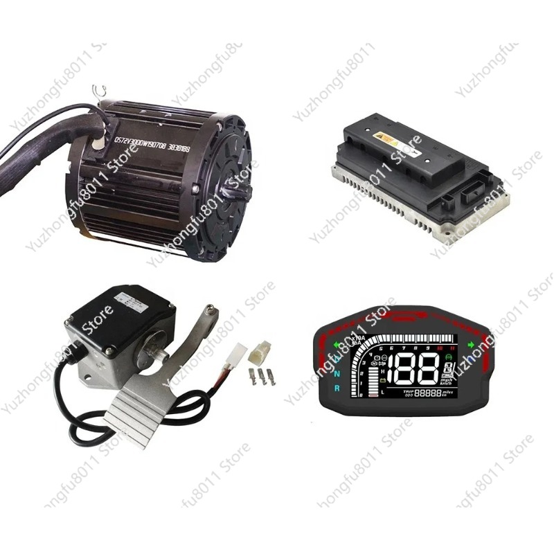 3000W Mid Drive Brushless DC M - огляд і ціна Mid Drive Motor Kit 72V 3000W