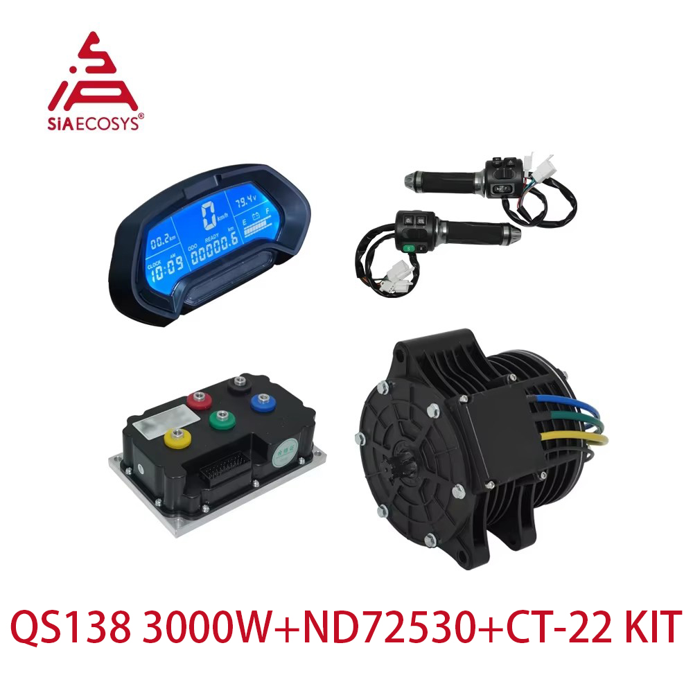 QS138 70H 3000W Mid Drive Moto - огляд і ціна Mid Drive Motor Kit 72V 3000W