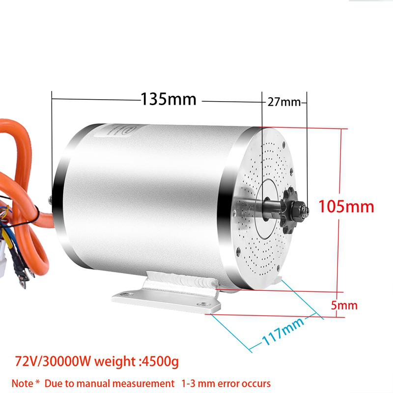 3000W 72V Motor Conversion Kit - огляд і ціна Electric Motorcycle Conversion Kit 72V