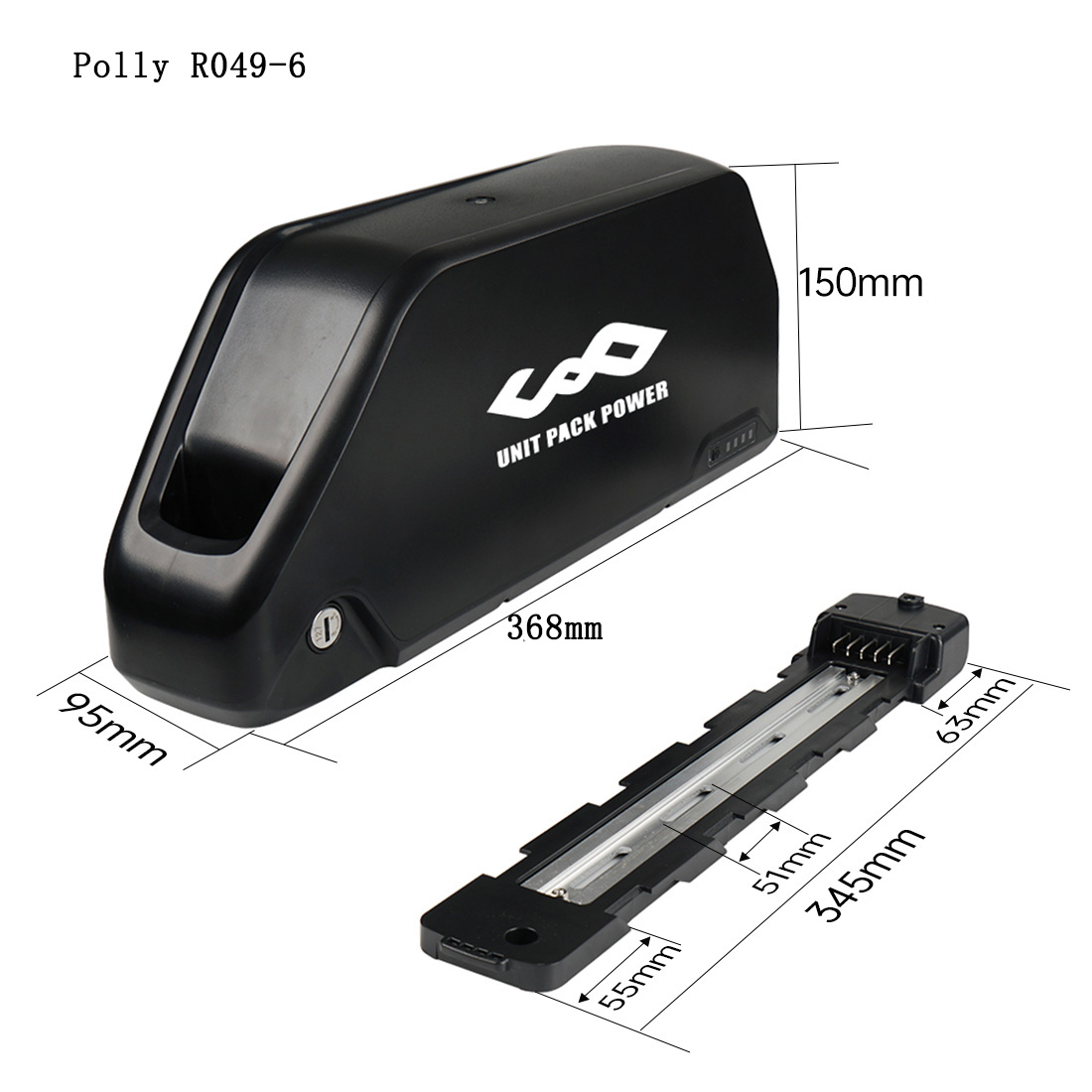 52V 25AH  Downtube EBike Batte - огляд і ціна 60V 30Ah Electric Scooter Battery