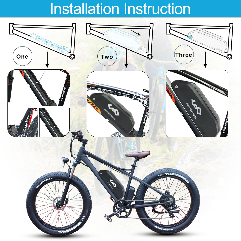 52V 25AH  Downtube EBike Batte - огляд і ціна 60V 30Ah Electric Scooter Battery