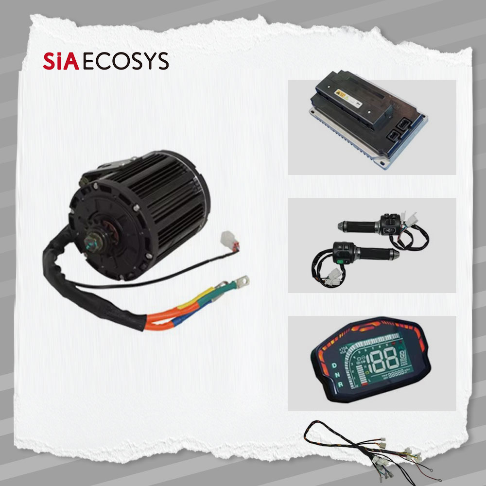 QS138 90H Mid Drive Motor Kit  - огляд і ціна Electric Motorcycle Conversion Kit 72V