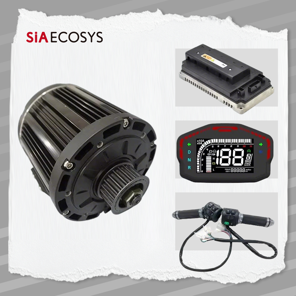 QS138 3000W V1 Belt Design Mid - огляд і ціна Mid Drive Motor Kit 72V 3000W