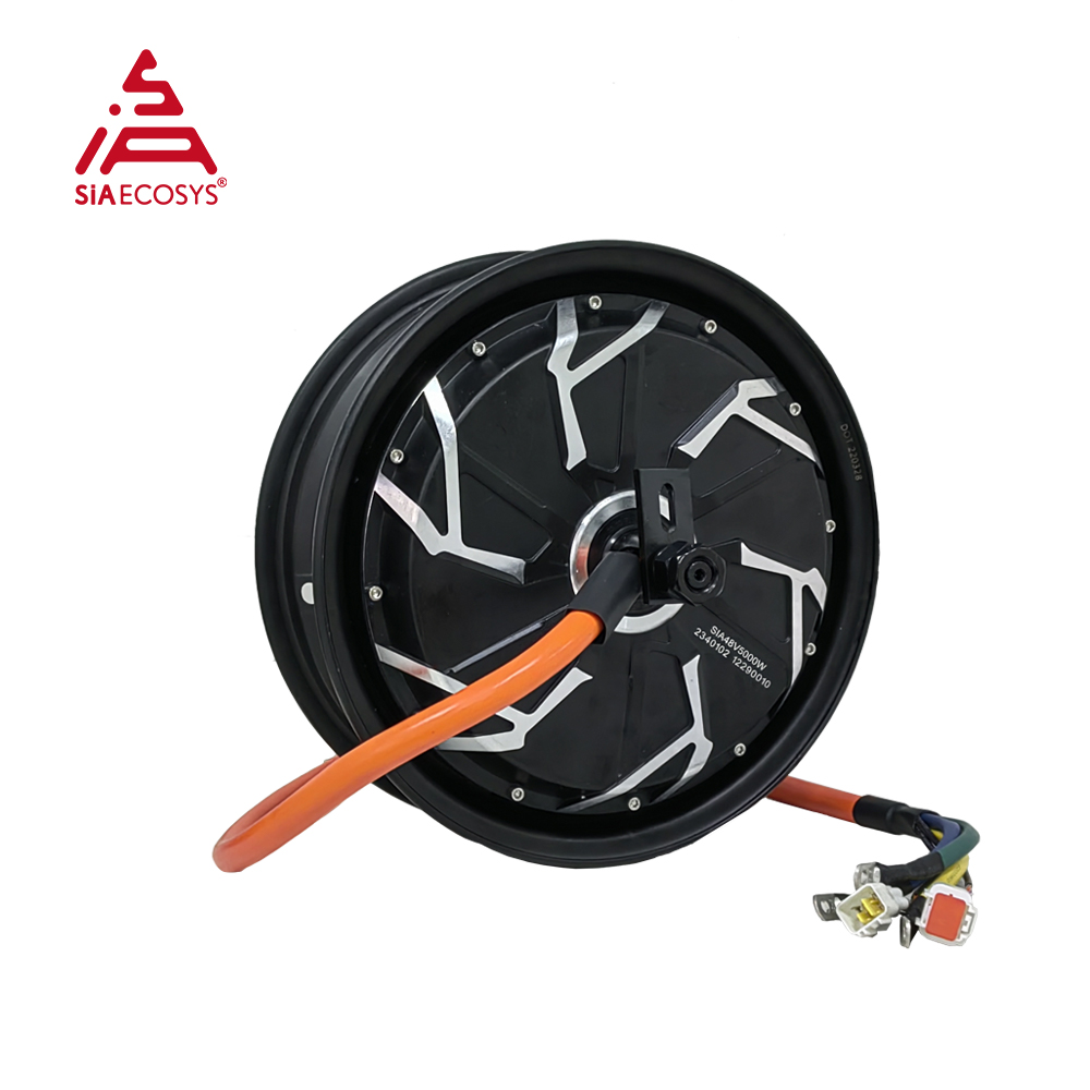 QS Motor 12*3.5inch 5000W V4 7 - огляд і ціна Electric Motorcycle Conversion Kit 72V