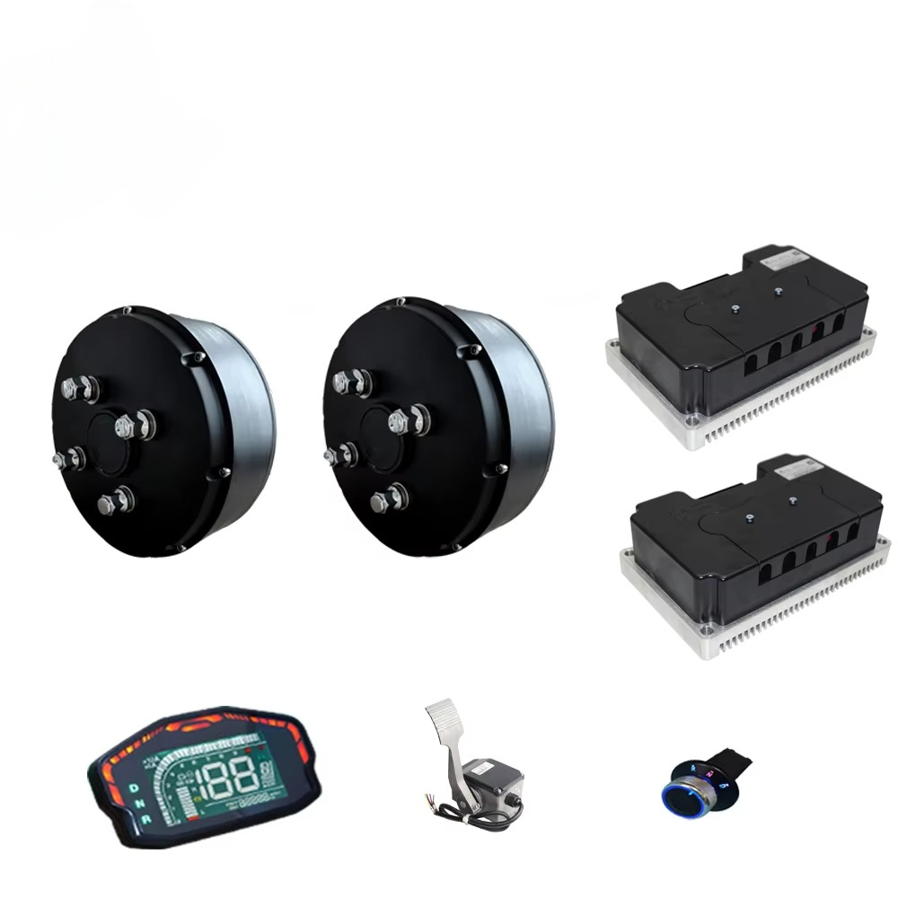 QSMOTOR 205 3000W V3 Brushless - огляд і ціна Electric Motorcycle Conversion Kit 72V
